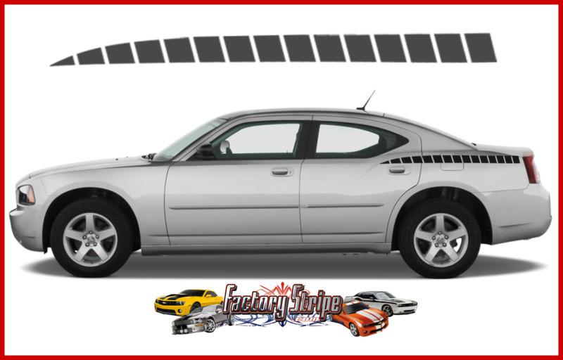 DODGE CHARGER REAR QUARTER DIVIDED LINE SPEARS DECALS FACTORY STRIPE 2006 2010, US $24.00, image 3