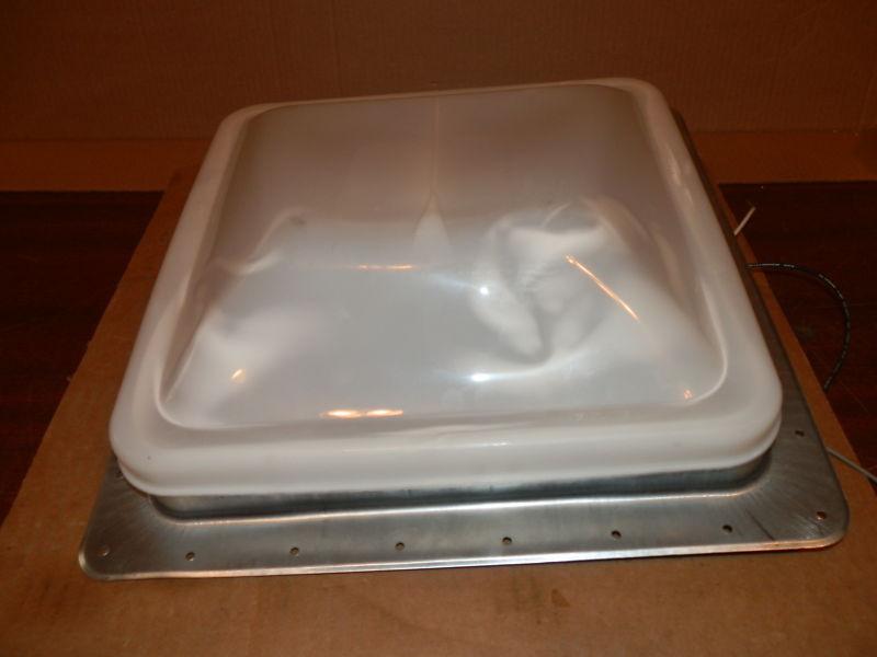 Rv 12 volt ventline vent fan with motor white lid 