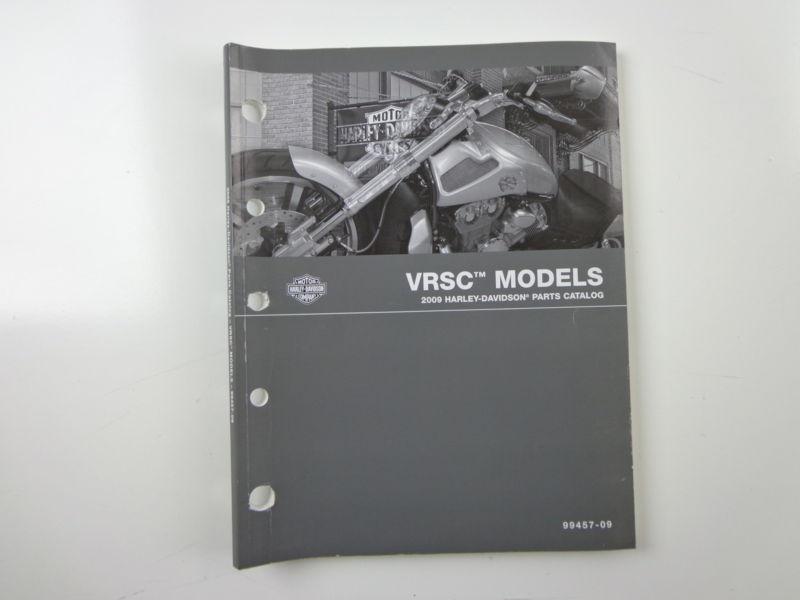 Harley davidson 2009 vrsc vrod v-rod models parts catalog 99457-09