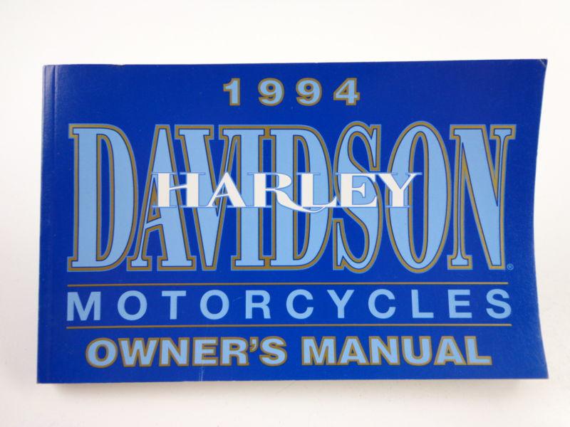 Harley davidson 1994 all models owners manual 99466-94a