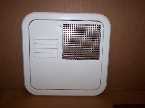*rv hot water heater cover with trim r.o. 12" x 12" 