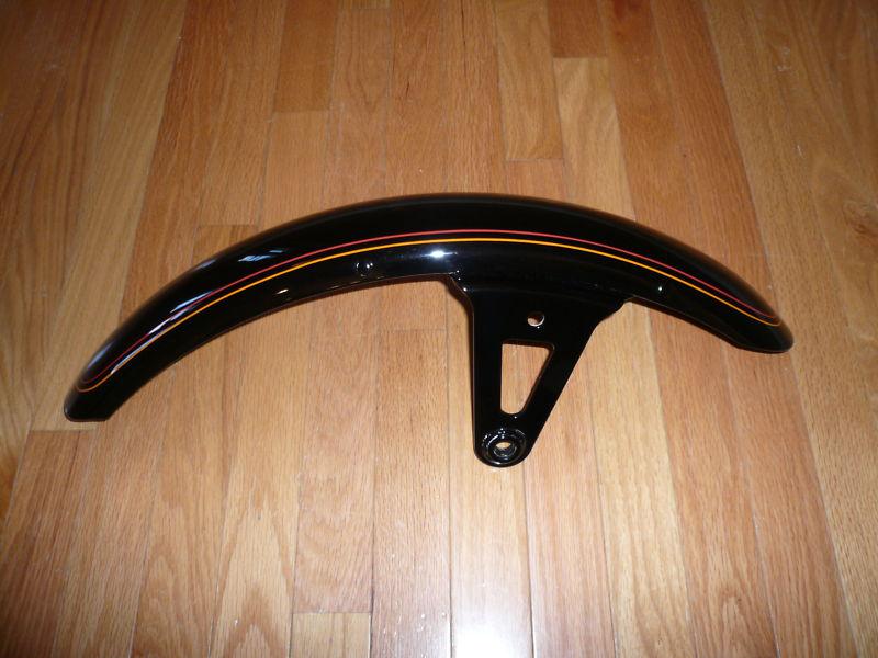 New harley-davidson springer softail front fender fxsts vivid black  #59924-93vd
