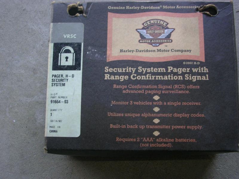 Purchase Harley Davidson Security System Pager VRSC Models in Brighton