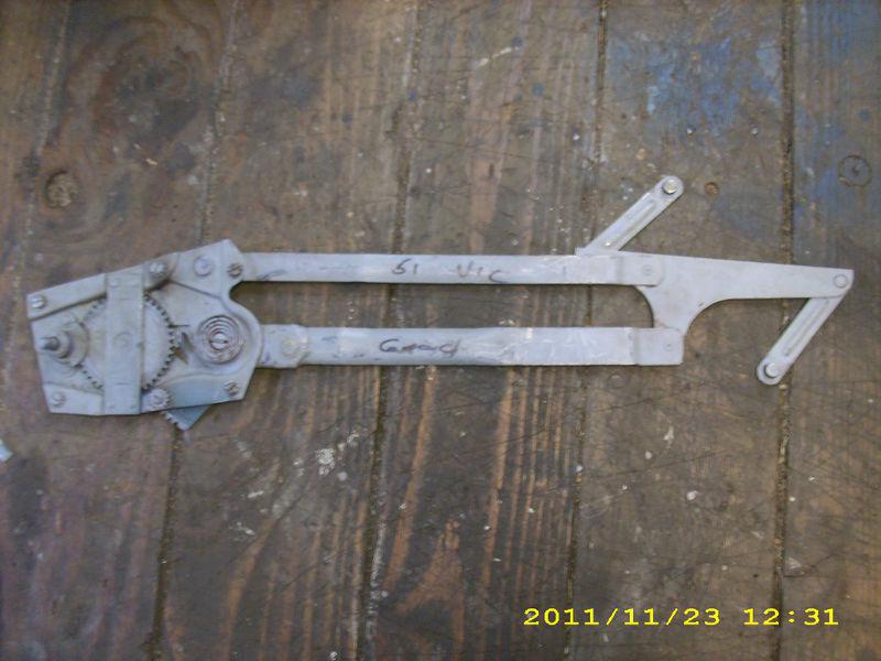 51 ford  vic. window reg. left  side