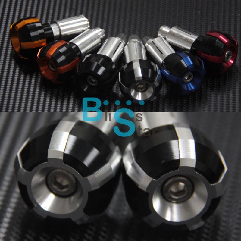 Cnc bar end plugs for 7/8" 22mm 26mm standard handle bar motorcycles scooter