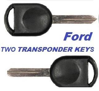 New uncut ford vehicles transponder keys (two keys) k02fs-fmp