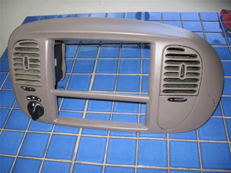 Purchase 9702 EXPEDITION F150 F250 DASH RADIO TRIM BEZEL 4X4 SWITCH