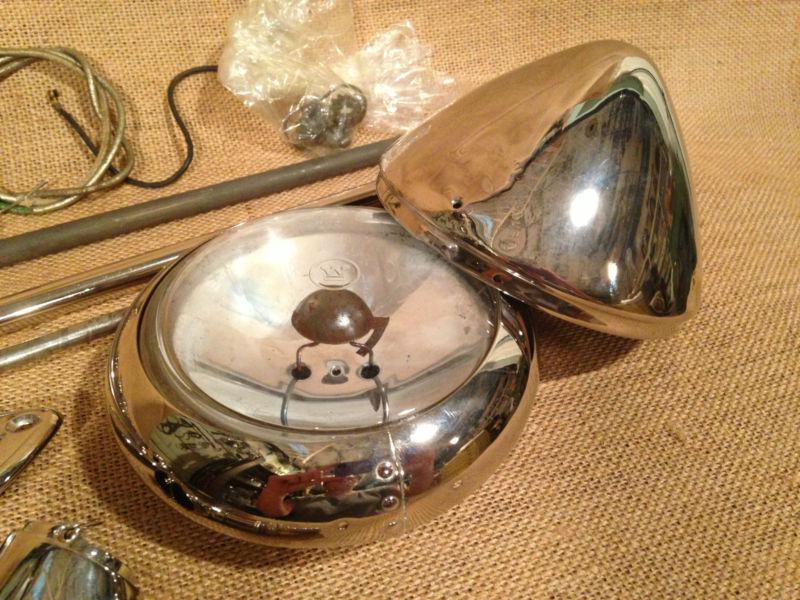 1964 CHEVY VINTAGE SPOTLIGHT UNITY ~ RE-CHROMED, US $80.00, image 2