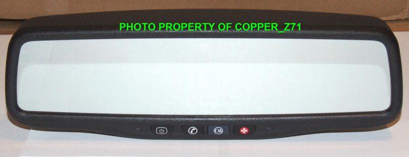 Nice 2009-13 silverado sierra onstar backup camera mirror w/ wiring adapter