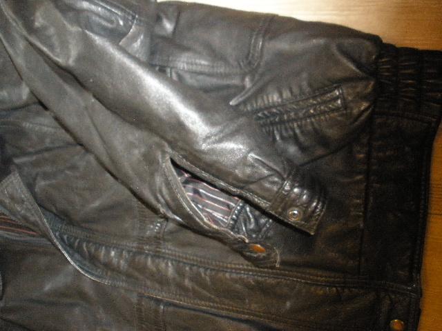 100% Leather Echtes Leder Womens Jacket Size SMALL Nice , US $49.99, image 4