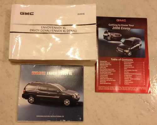 2006 gmc envoy xl denali owners manual, added book, instructional cd