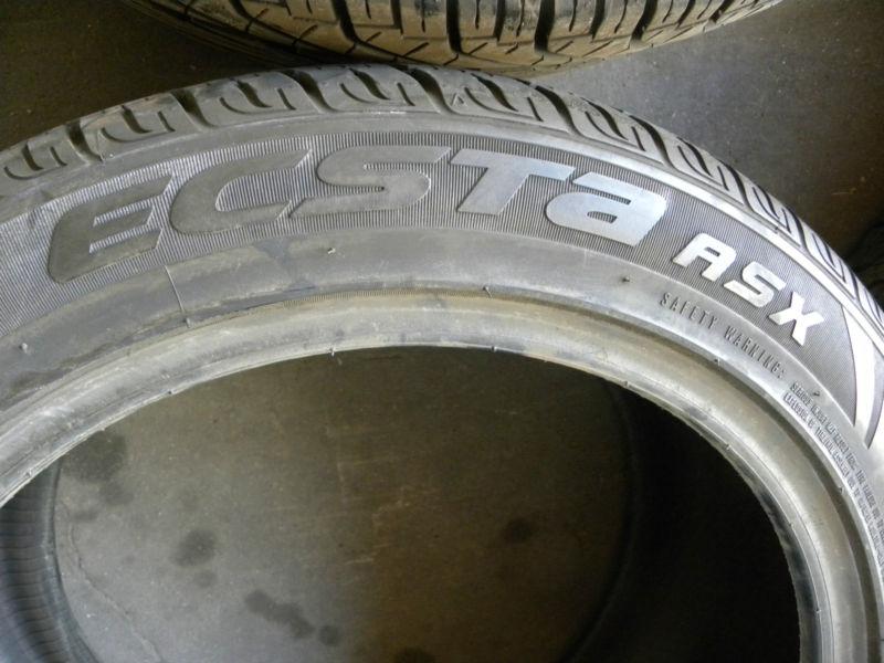 235/45/17 KUMHO ECSTA ASX ALL SEASON SET OF 4 USED TIRES