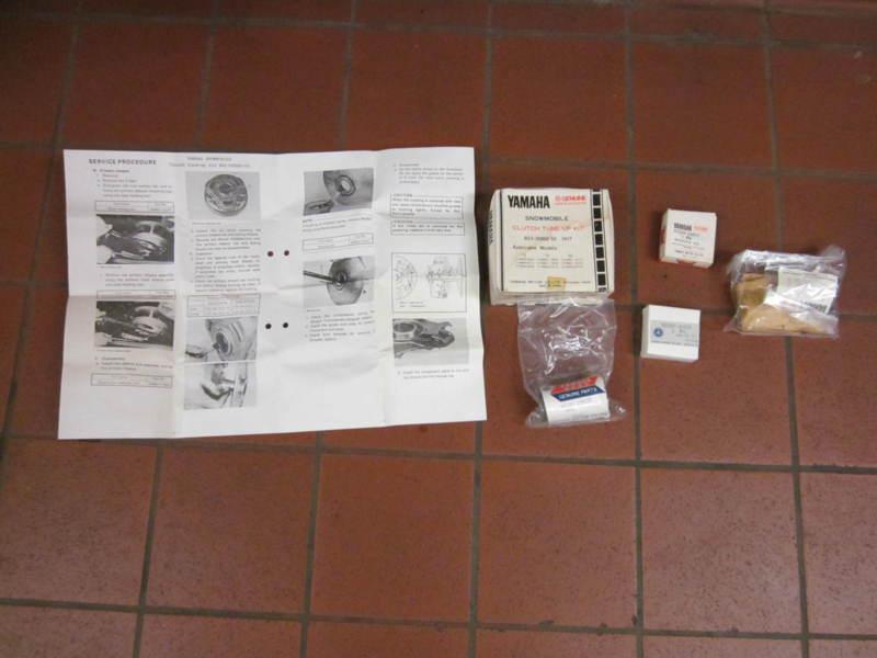 Yamaha exciter, enticer clutch tune up kit fits 1978-1980 models new in original