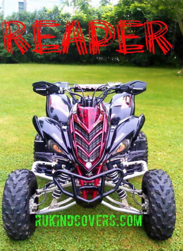 Yamaha raptor 660 new reaper eyes headlight covers "original rukindcovers"
