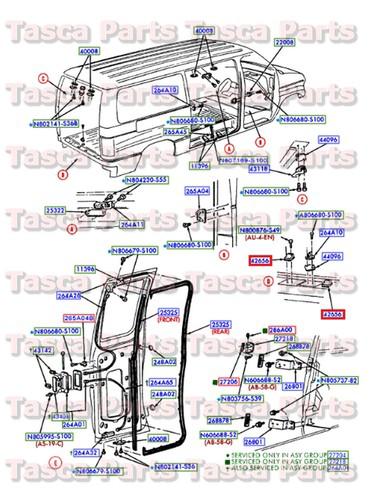 Brand new oem rear liftgate door scuff plate wedge e150 e250 e350 econoline e450