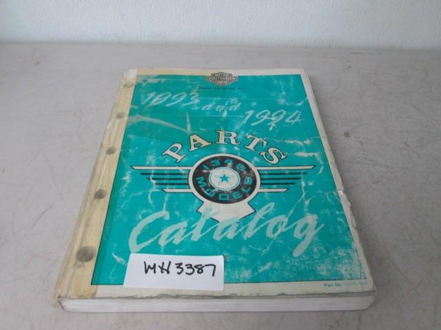 Used harley-davidson 1993 & 1994 1340 models parts catalog p/n 99450-94a