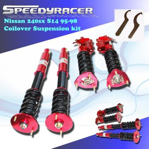Emusa nissan 240sx s14 1995 1996 1997 1998  coilover suspension kit adj.height