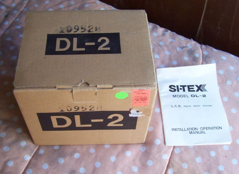 Si-tex l.c.d. digital depth sounder model dl-2 unused still in box