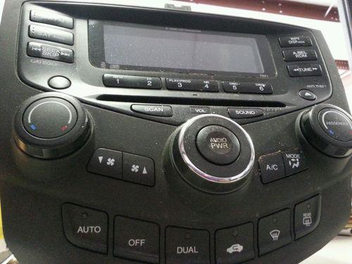 03 04 05 06 07 accord radio 6 disk changer and climate control xm 