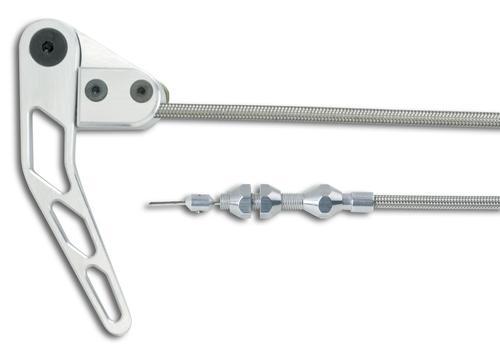Lokar hr-1100ht hood release stainless braided cable billet aluminum handle kit