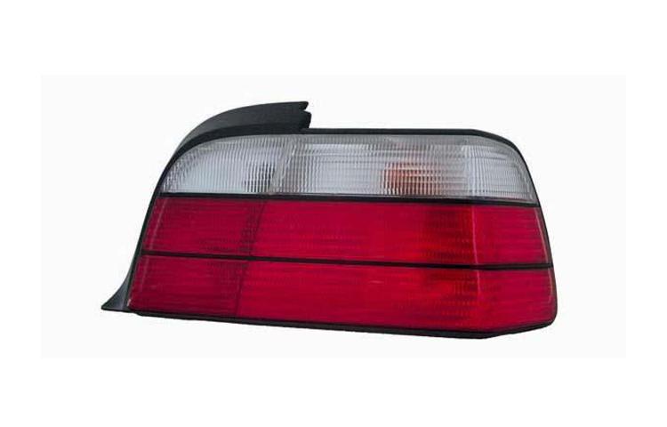 Right passenger side replacement red/clear tail light 92-99 bmw e36 3-series 2dr