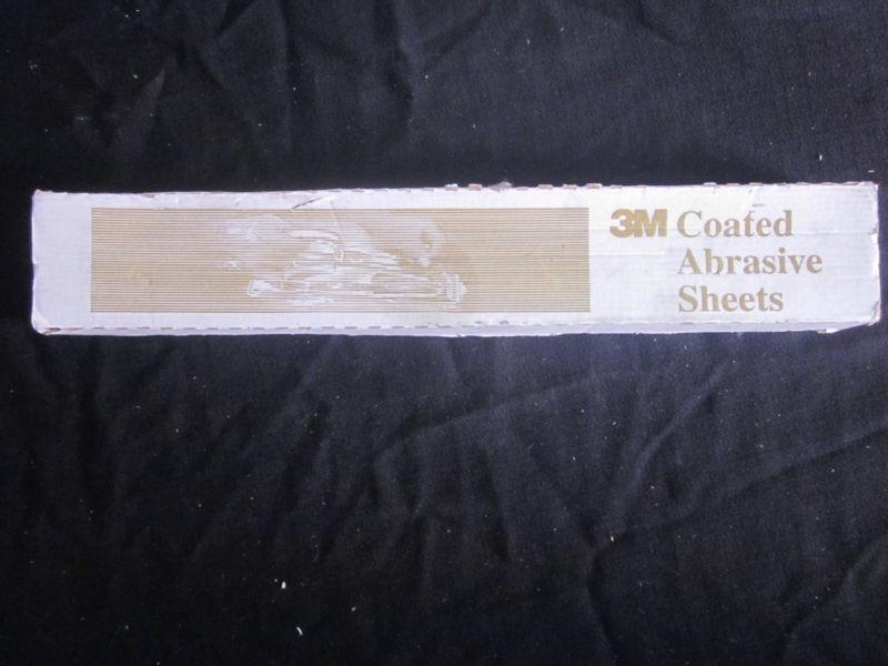 3m 02568 coated abrasive sheets 2 3/4" x 17.5" 180 gt production gold 13 sheets