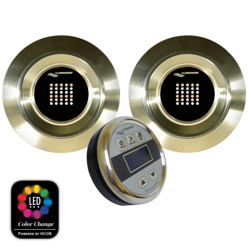 Purchase Lumishore ThruHull Flush Fit Color Change Underwater Lights