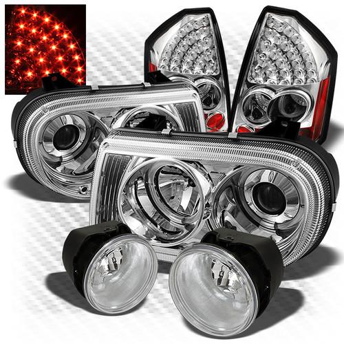 05-07 300c projector headlights + philips-led perform tail lights + fog lights