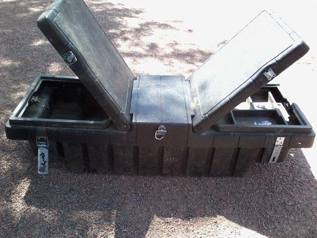 Truck tool box - black