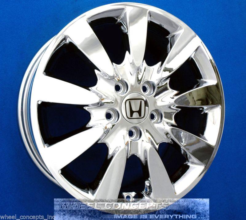 Honda accord 17 inch chrome wheel exchange rims oem new