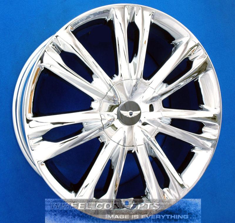 Hyundai genesis 18" chrome wheel exchange w/ mobis cap!