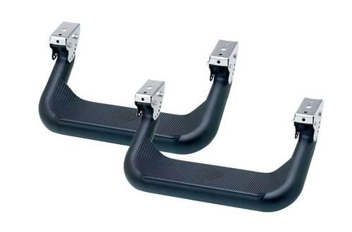 Jeep tj wrangler carr super hoop - titanium silver jeep side step (pair) 120554