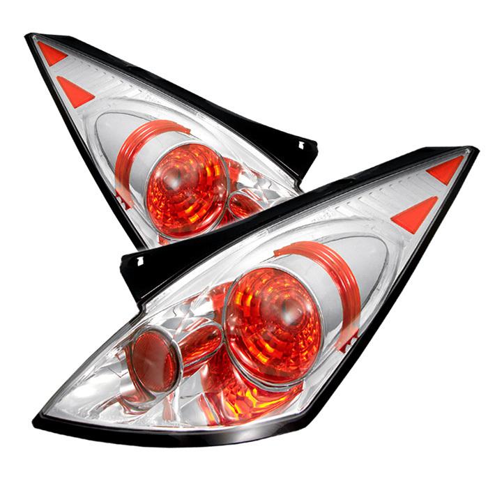 Purchase Spyder Nissan 350Z 0305 Euro Style Tail Lights Chrome in