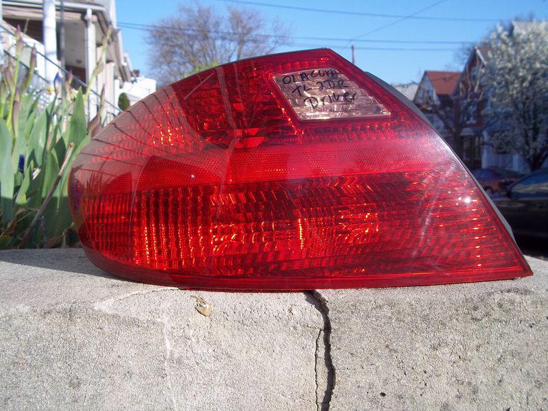 Purchase DRIVER TAIL LIGHT 1999 2000 2001 ACURA TL 2 DOOR in Bayonne