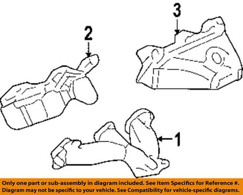 Gm oem 12589048 exhaust manifold gaskets/exhaust manifold gasket