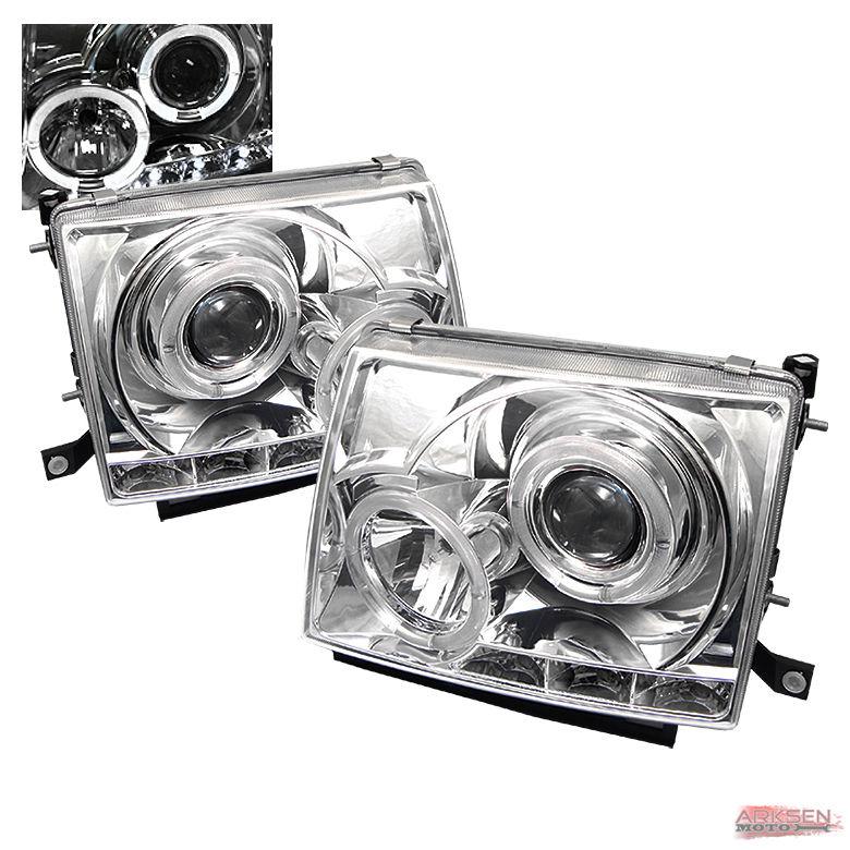 Purchase 9700 TOYOTA 2WD 9899 4WD DUAL HALO LED PROJECTOR HEADLIGHTS LAMP SET in