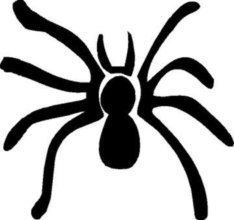 Spider 8" car truck window vinyl sticker decal choose color tattoo art 0144