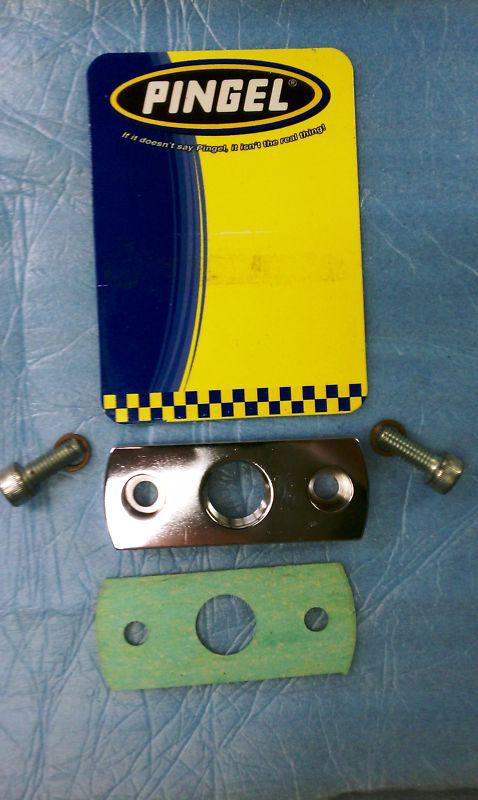 Pingel a1802c 46mm 3/8p dragbike race petcock fuel tap valve adapter plate mount