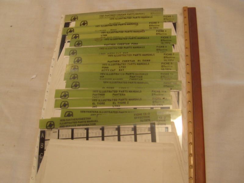 Buy Vintage Arctic Cat Snowmobile Microfiche Years 1968 To 1978 in Perrinton, Michigan, US, for