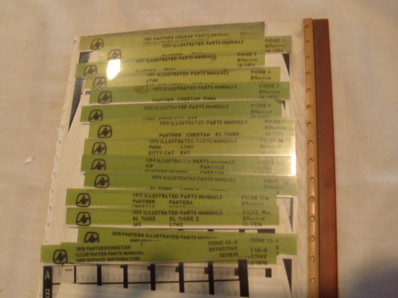 Buy Vintage Arctic Cat Snowmobile Microfiche Years 1968 To 1978 in Perrinton, Michigan, US, for