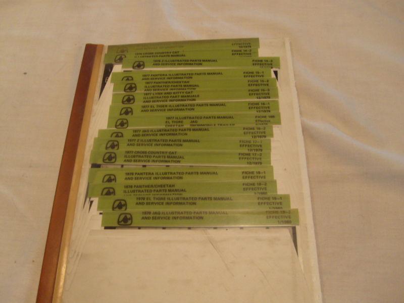 Buy Vintage Arctic Cat Snowmobile Microfiche Years 1968 To 1978 in Perrinton, Michigan, US, for