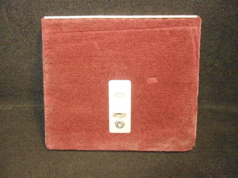 Cajun  red carpet boat deck/floor hatch compartment lid/door 14" x 12" x 1.25"