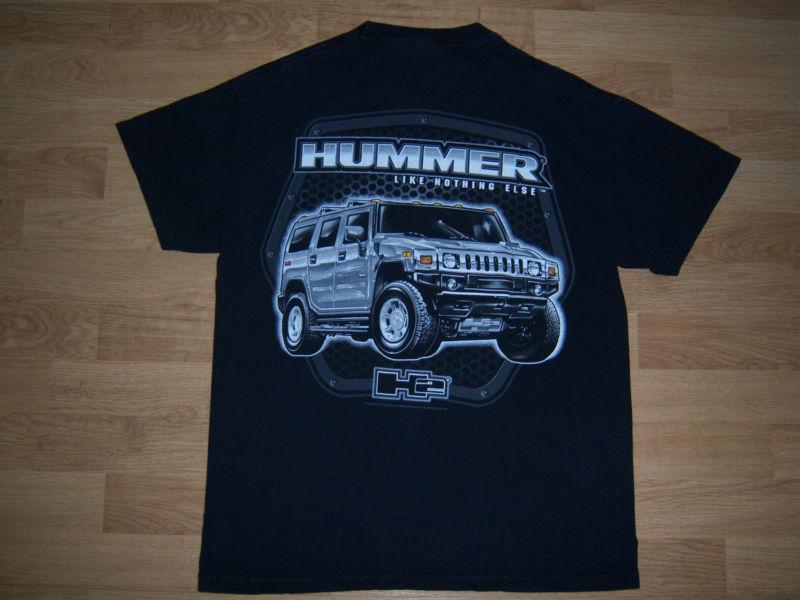 Mens Hummer H2 T-shirt Black Size Medium, US $4.99, image 2