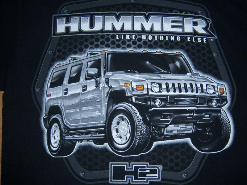 Mens Hummer H2 T-shirt Black Size Medium, US $4.99, image 3
