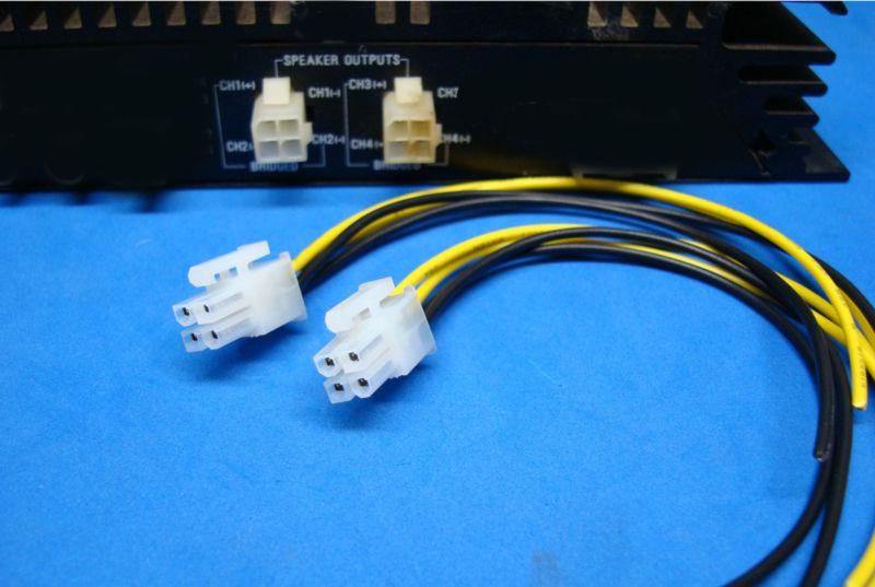 New infinity basslink sub 4-pin speaker level input plug ii us seller