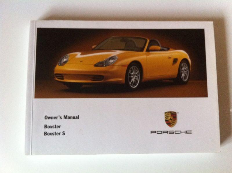  porsche boxster boxster s owners manual
