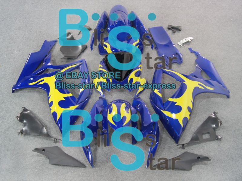 Injection fairing kit fit gsxr750 gsxr600 gsx-r600 gsx-r750 2006-2007 62 b y11