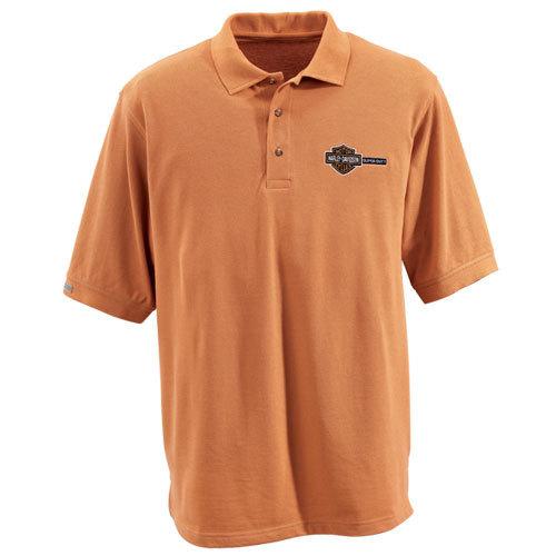 Joint ford motor company & harley-davidson f-series size medium mens polo shirt!