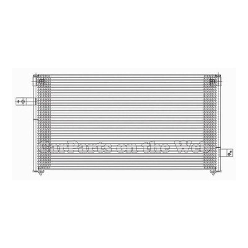 New 2001-2002 subaru forester paraller flow a/c condenser assembly cnddpi4697