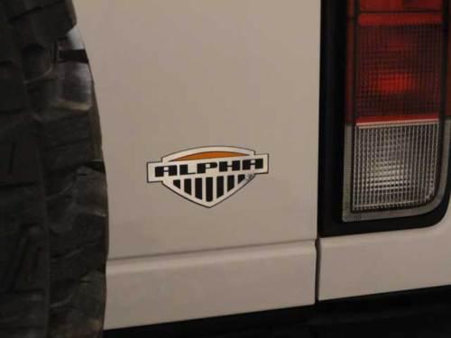 Hummer h1 h2 and h3 alpha style decal !
